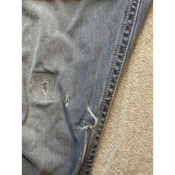 Ariat Jeans Mens 36x38 Blue Denim Straight Leg Light Wash Western YKK 10017511 - Picture 7 of 16